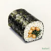 手巻寿司　三陸産めかぶとおくら納豆