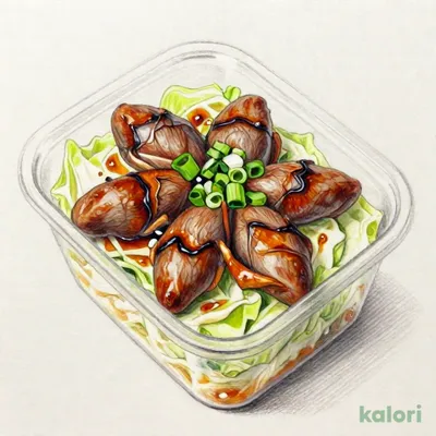 鶏ハツ&キャベツ（塩だれ）