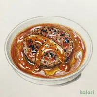 ぐつぐつ煮込んだカレーハンバーグ