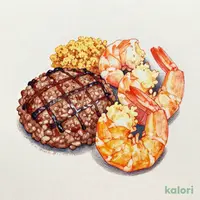 爆ハン どでかエビフライコンビランチ