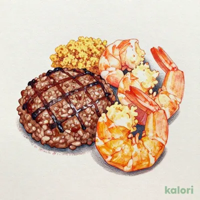 爆ハン どでかエビフライコンビランチ