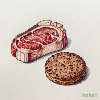 Bakuhan (Hamburg Steak) & Steak Combo