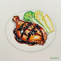 鮮烈 黒チキン焼きランチ