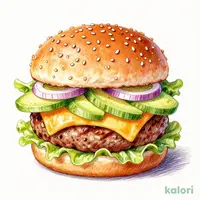 クラシックアボカドチーズバーガー