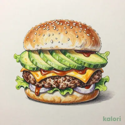 ダブルてりやきアボカドバーガー