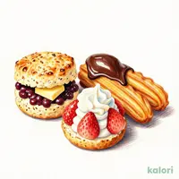 作りたてスコーンサンド＆揚げたてチュロス