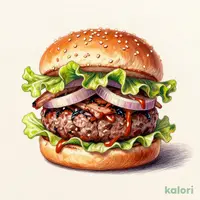 炭火牛カルビバーガー