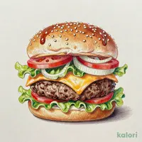 国産黒毛和牛チーズバーガー