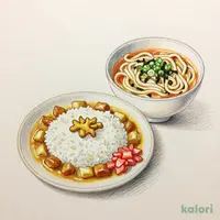 ミニカレー セット かけそば(うどん)