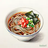 Red Ginger Tempura Soba (or Udon)