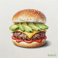 アボカドチーズハンバーグステーキ