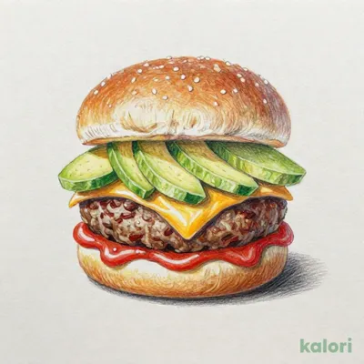 アボカドチーズハンバーグステーキ