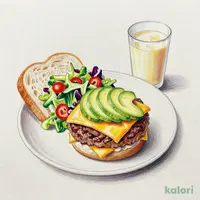 アボカドチーズハンバーグステーキ スペシャルセット