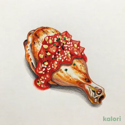 トマトガーリックチキン