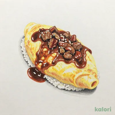 ビーフシチューオムライス