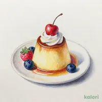 プリン・ア・ラ・モードセット（ドリンクバー付）