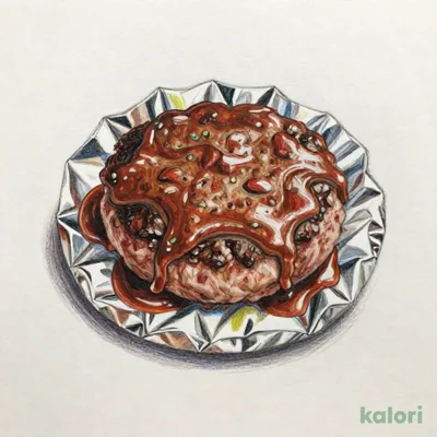 ホイル包みのハンバーグステーキ ビーフシチューソース