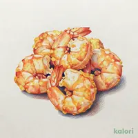 天然海老のフライ