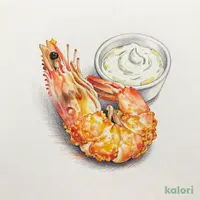 天然海老のフライ(1尾)