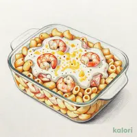 海老とチキンのマカロニグラタン