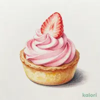 苺ミルキーモンブランタルト