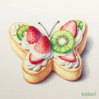 ちょうちょショートケーキ（フルーツ）