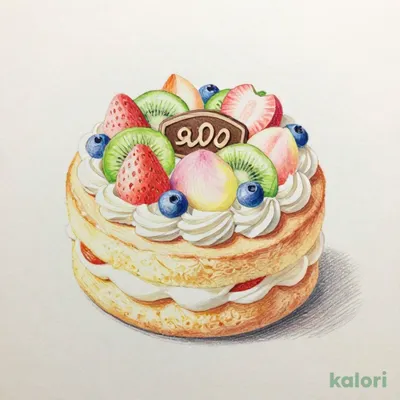 Happy Anniversary Cake (Fruit)