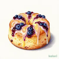 ブルーベリーのマーブルケーキ