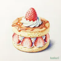 不二家の苺ショートケーキ