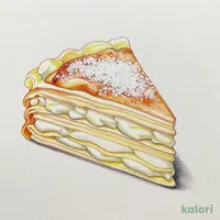 昔ながらのミルクレープ