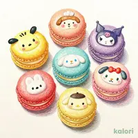 Sanrio Characters Macarons