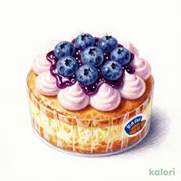 ブルーベリーのマーブルケーキ