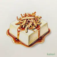 濃厚自家製豆腐の鶏節がけ