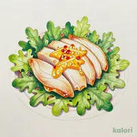 蒸し鶏と水菜のハリハリサラダ 柚子風味