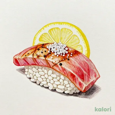 びんちょうまぐろ岩塩炙り