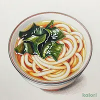 わかめ入りうどん
