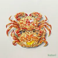 平爪蟹の唐揚げ