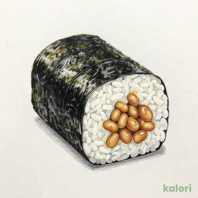 納豆巻1本