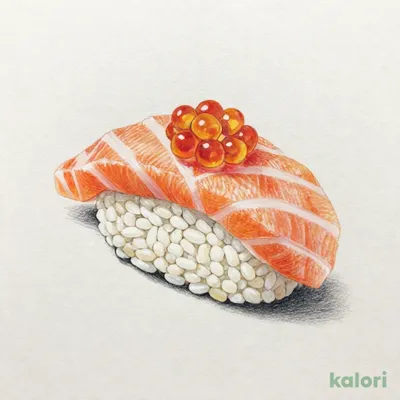 いくらのせサーモン(1貫)