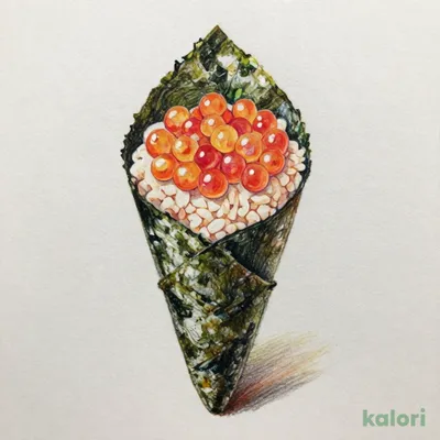 Salmon Roe Hand Roll
