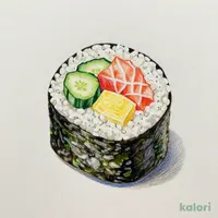Salmon Thick Sushi Roll