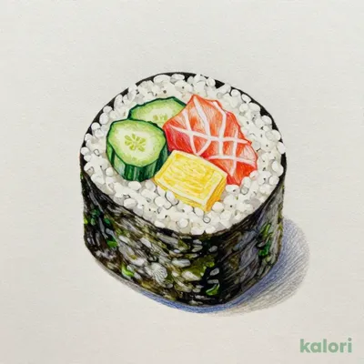 Salmon Thick Sushi Roll