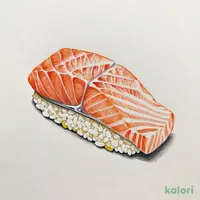 Fatty Salmon Sushi (1 pc)