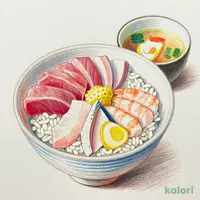 ランチ上ちらしセット