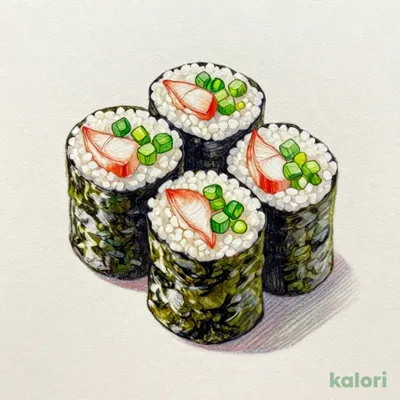 Popular Hand Rolls, 3 pcs (with Green Onion)
