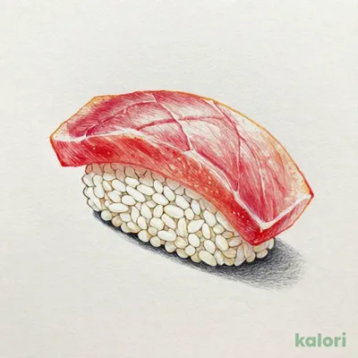 Medium Fatty Tuna Sushi (1 pc)