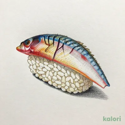 Hokkaido Pacific Saury Sushi (1 pc)