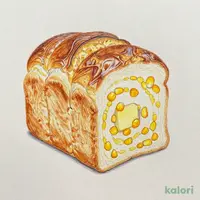 塩バターコーン食パン