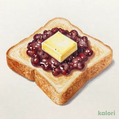 あんバタートースト