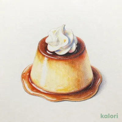 ちょっと固めのレトロプリン（ホイップ付）